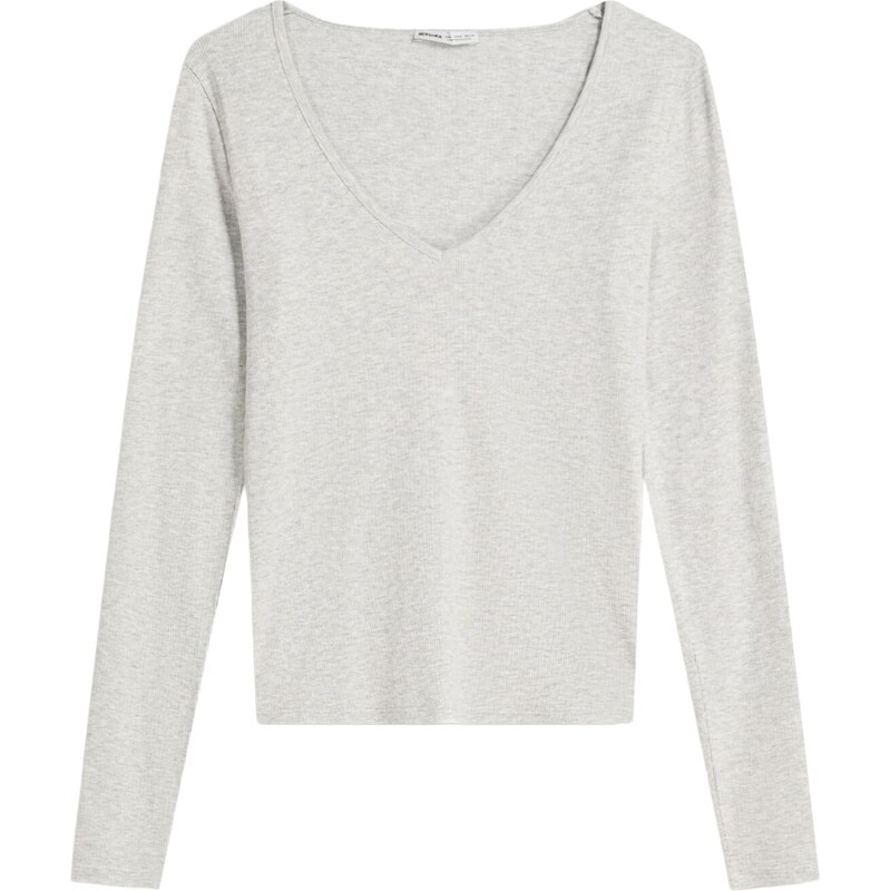 Bershka Majica siva