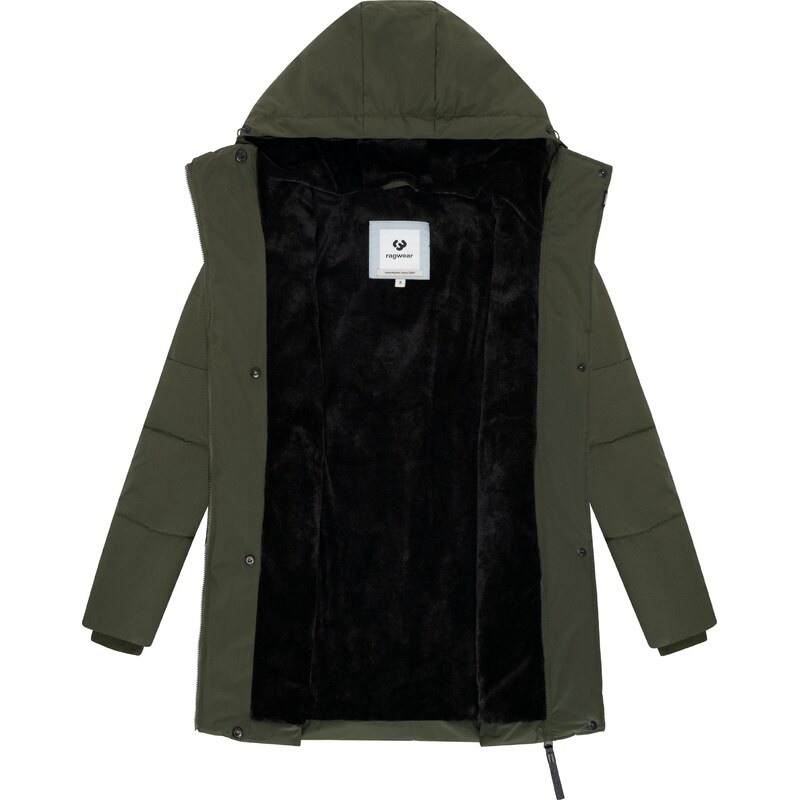 Ragwear Zimski plašč 'Pevilla' temno zelena