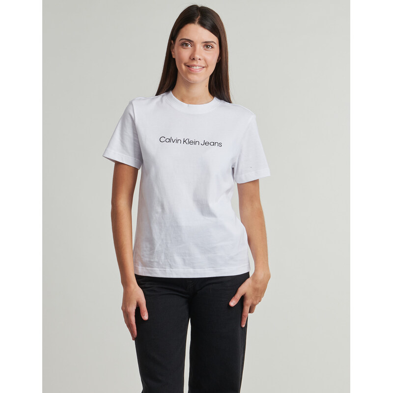Calvin Klein Jeans Majice s kratkimi rokavi A- INST. LOGO CLASSIC TEE SS Calvin Klein Jeans