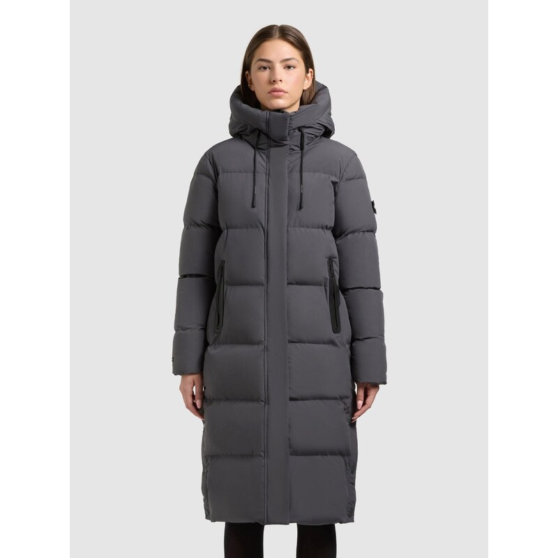 khujo Zimski plašč 'Coulin Matt' temno siva