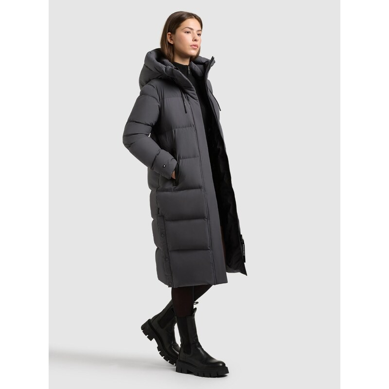 khujo Zimski plašč 'Coulin Matt' temno siva