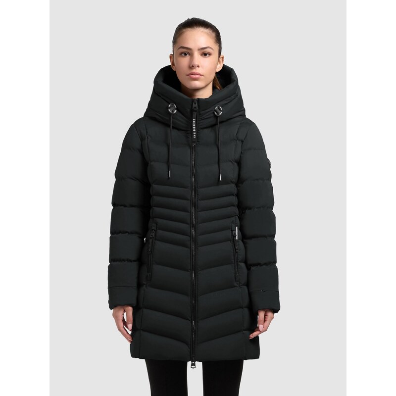 khujo Zimski plašč 'Lava' črna