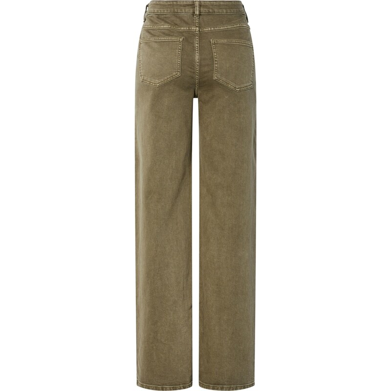 PIECES Kavbojke 'PCSILKE' oliva