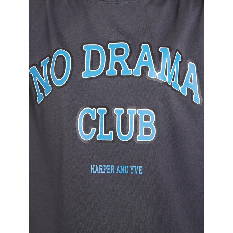 Harper & Yve Majica modra / temno siva / bela