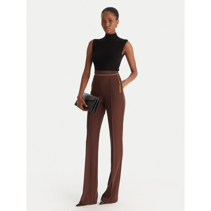 Hlače iz tkanine Elisabetta Franchi