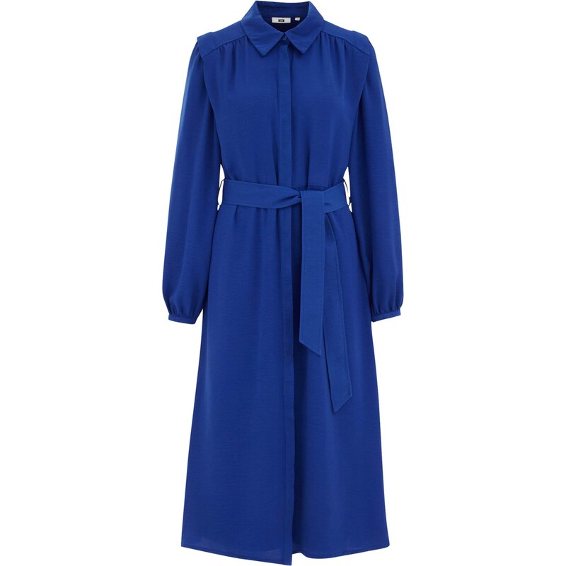 WE Fashion Obleka kobalt modra