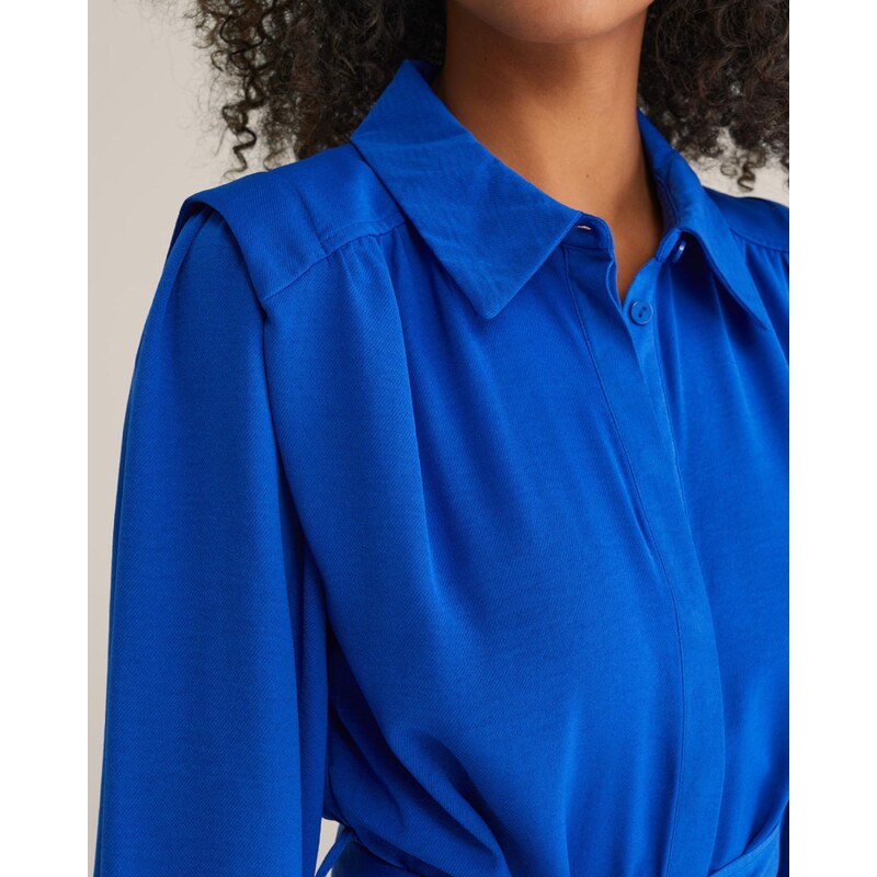 WE Fashion Obleka kobalt modra