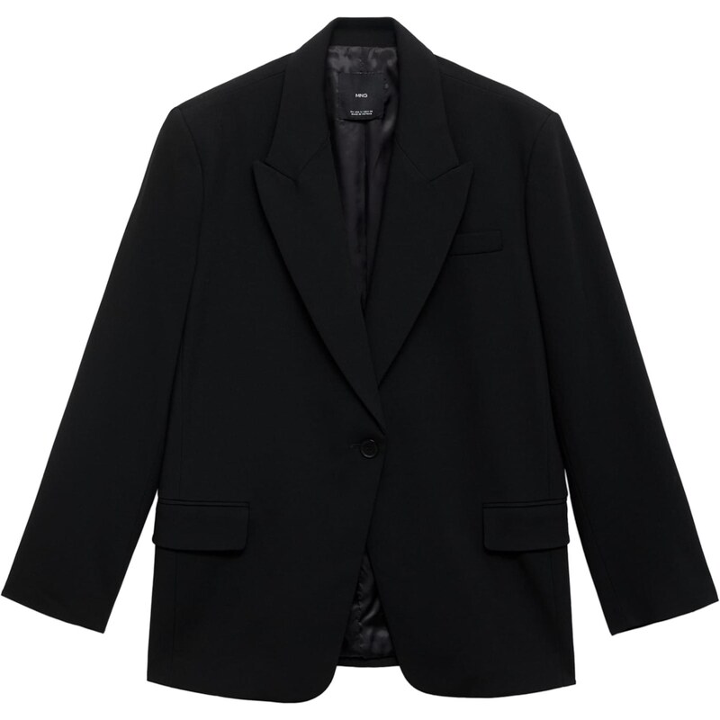 MANGO Blazer 'Upsala' črna