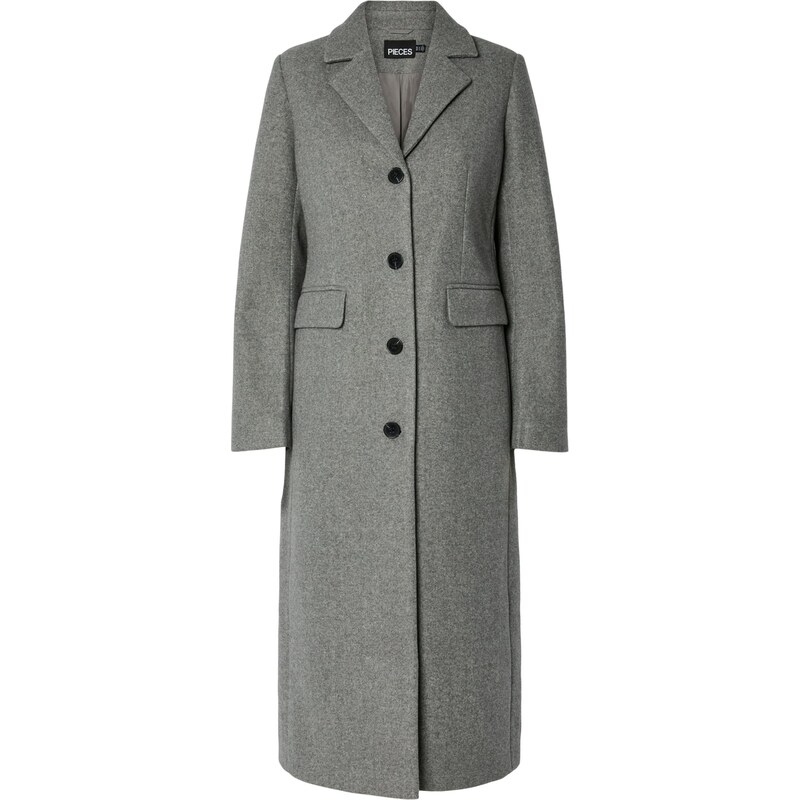 PIECES Prehoden plašč 'PCJadine' pegasto siva