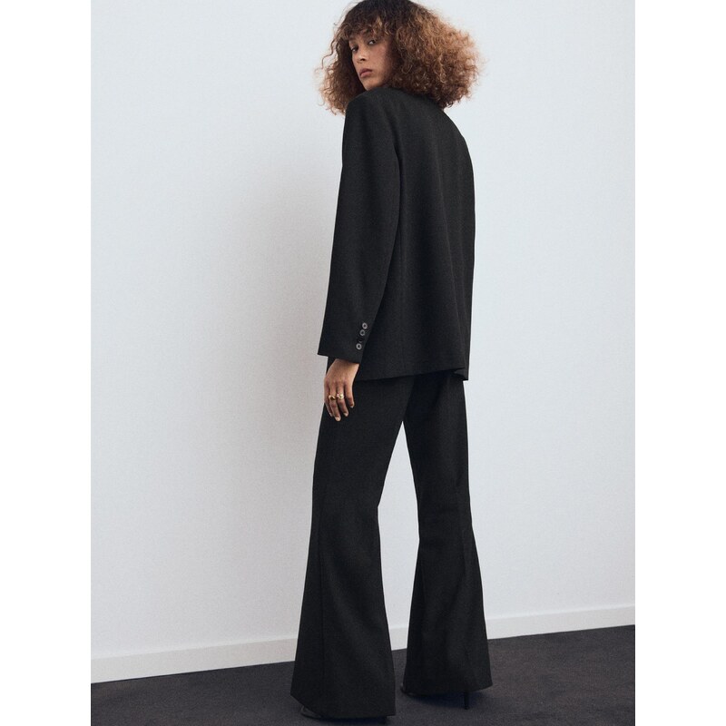 MANGO Blazer 'Upsala' črna