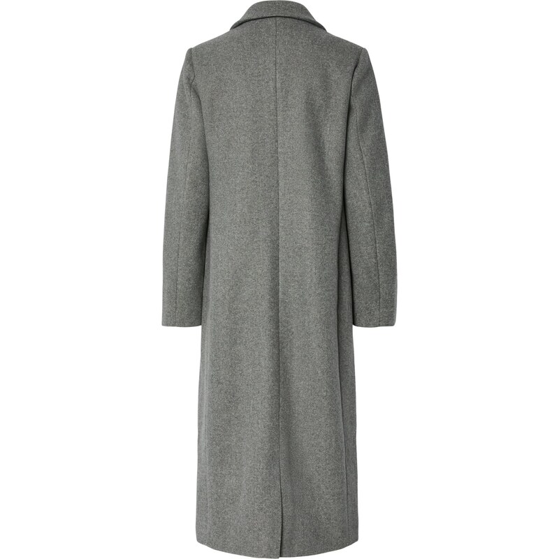 PIECES Prehoden plašč 'PCJadine' pegasto siva