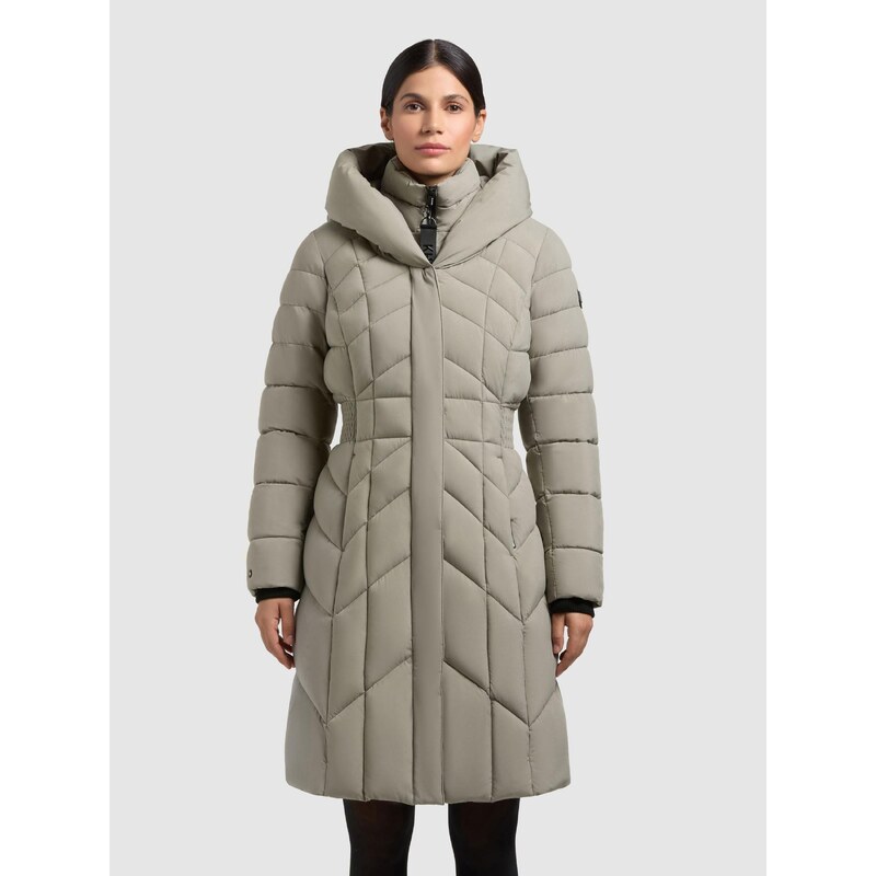 khujo Zimski plašč 'Laio' svetlo siva