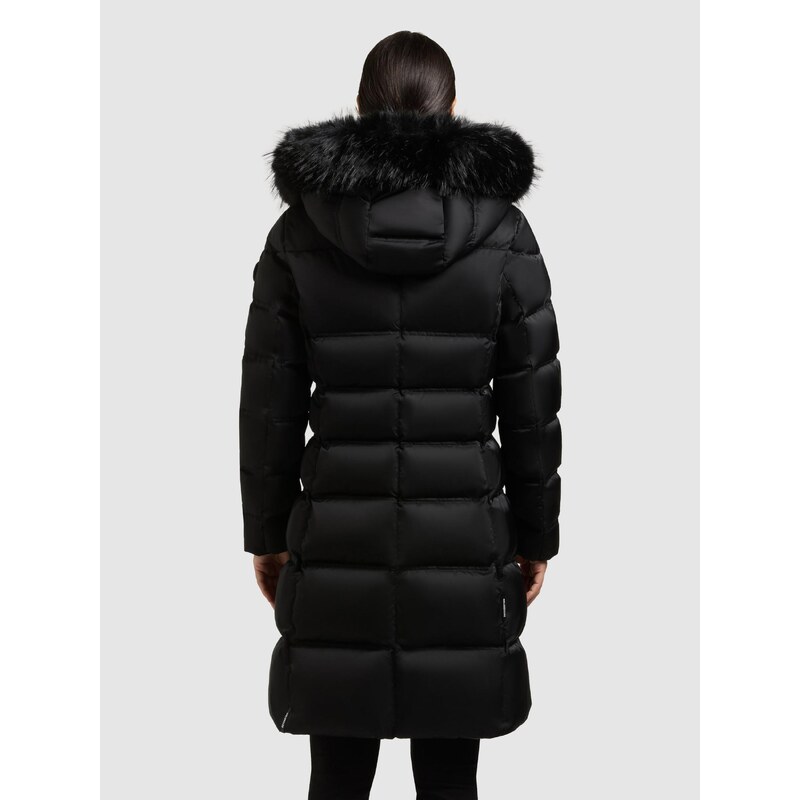 khujo Zimski plašč 'Akkie' črna