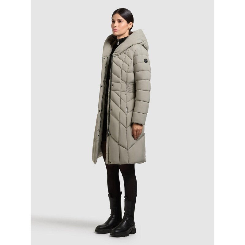 khujo Zimski plašč 'Laio' svetlo siva