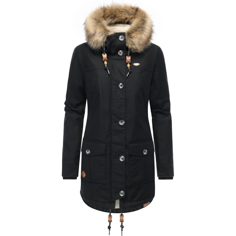 Ragwear Zimska jakna 'YOUMODO' črna