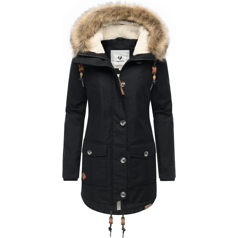 Ragwear Zimska jakna 'YOUMODO' črna