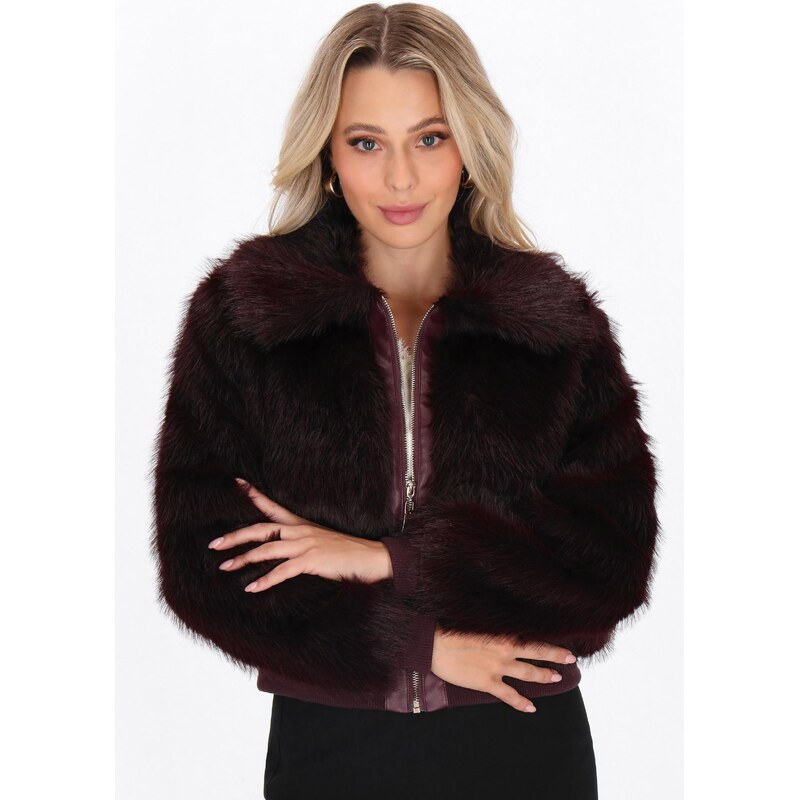 faina Prehodna jakna burgund