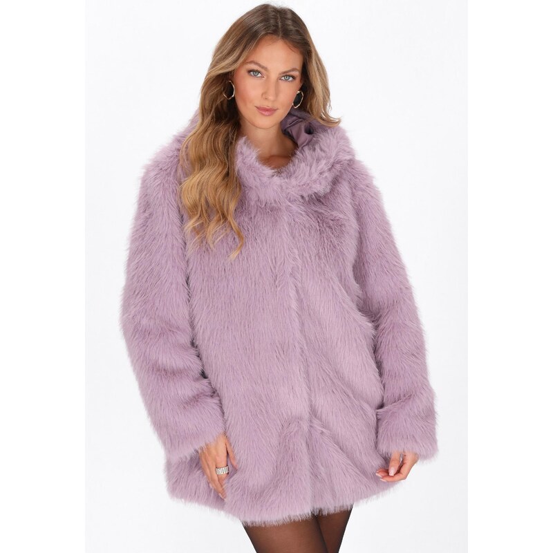 faina Zimski plašč lila