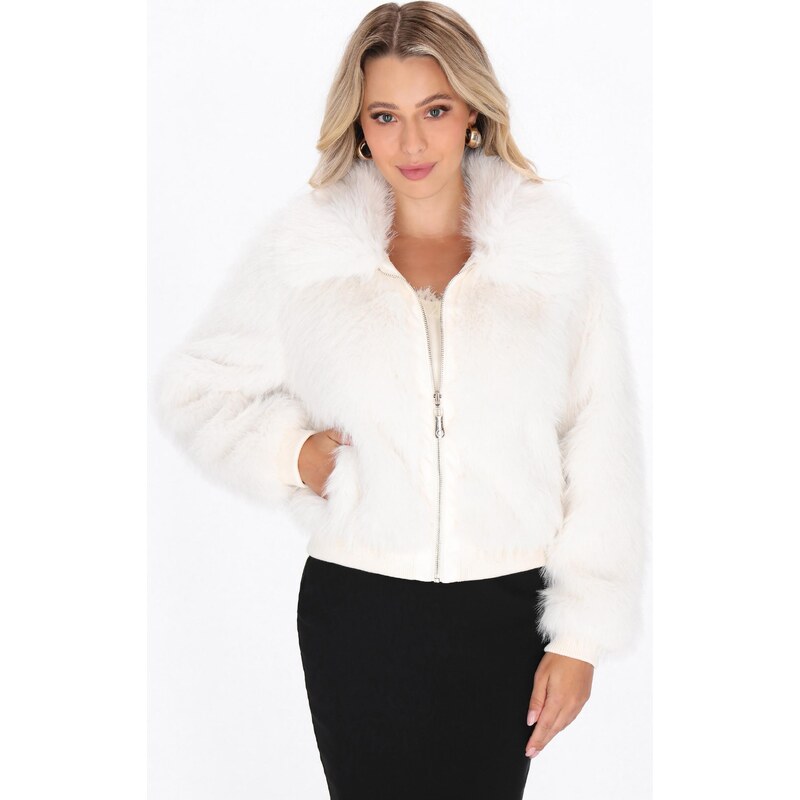 faina Prehodna jakna bela