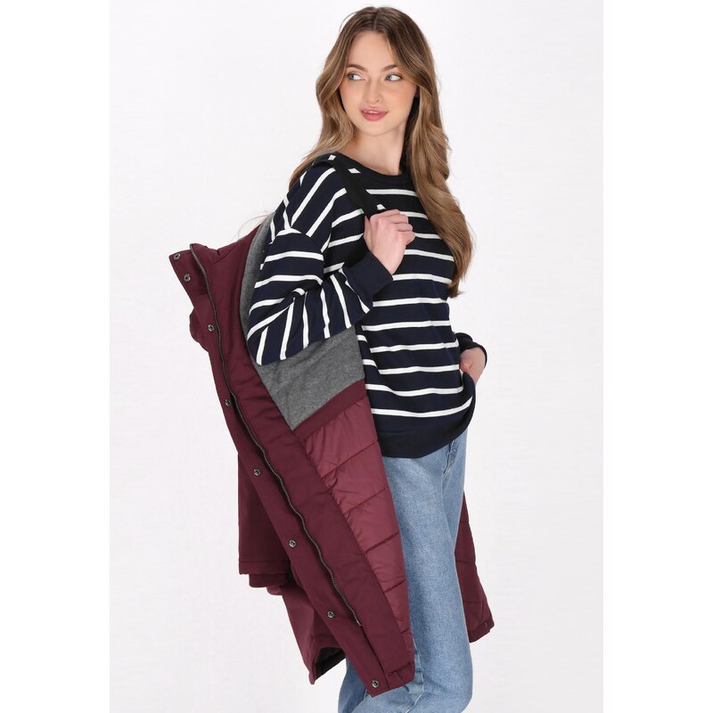 DreiMaster Maritim Prehodna jakna burgund