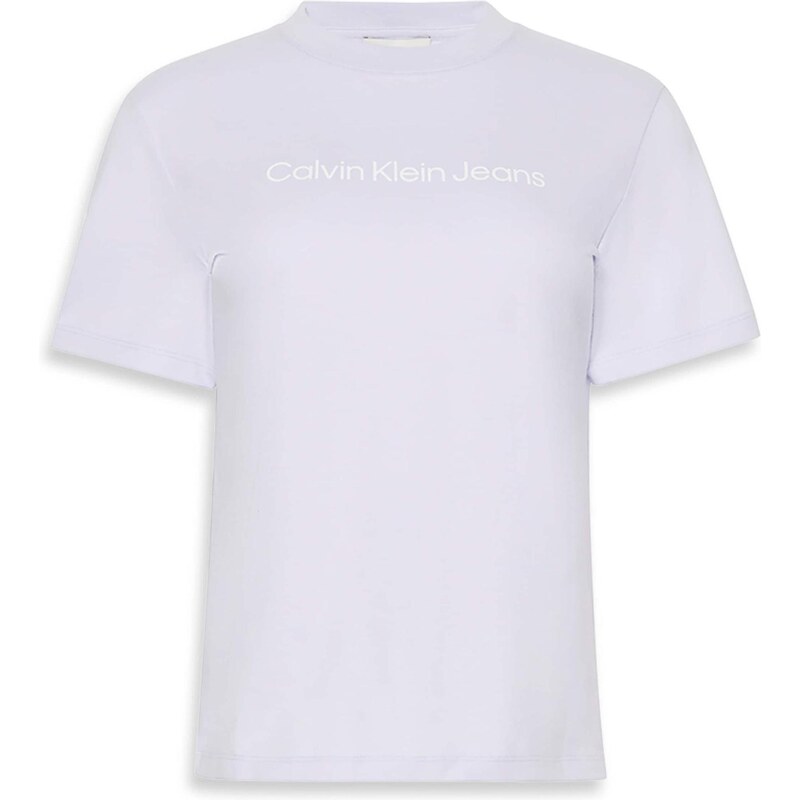 Calvin Klein Jeans Majica 'CLASSIC' pastelno lila / bela
