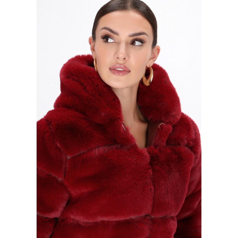 faina Zimska jakna temno rdeča