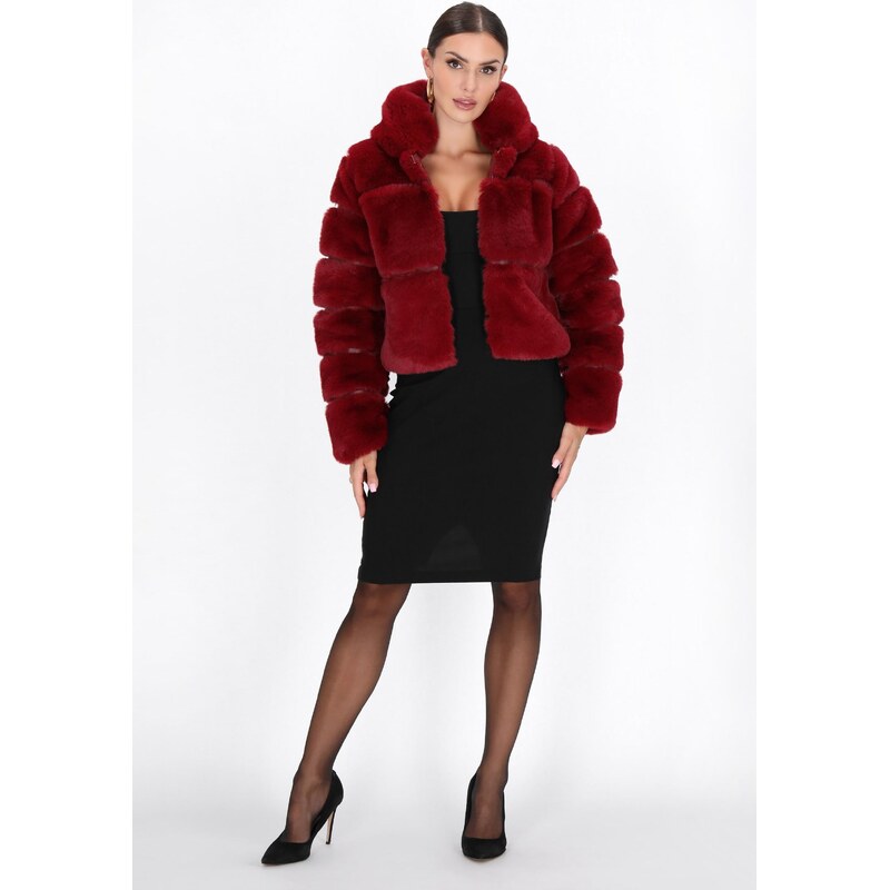 faina Zimska jakna temno rdeča