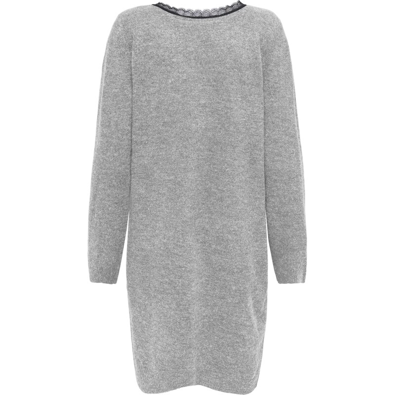 ONLY Pletena obleka 'ONLTAMMY' svetlo siva