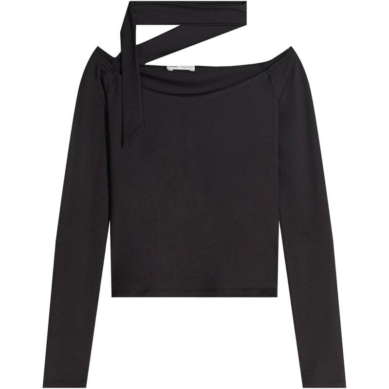 Bershka Majica črna