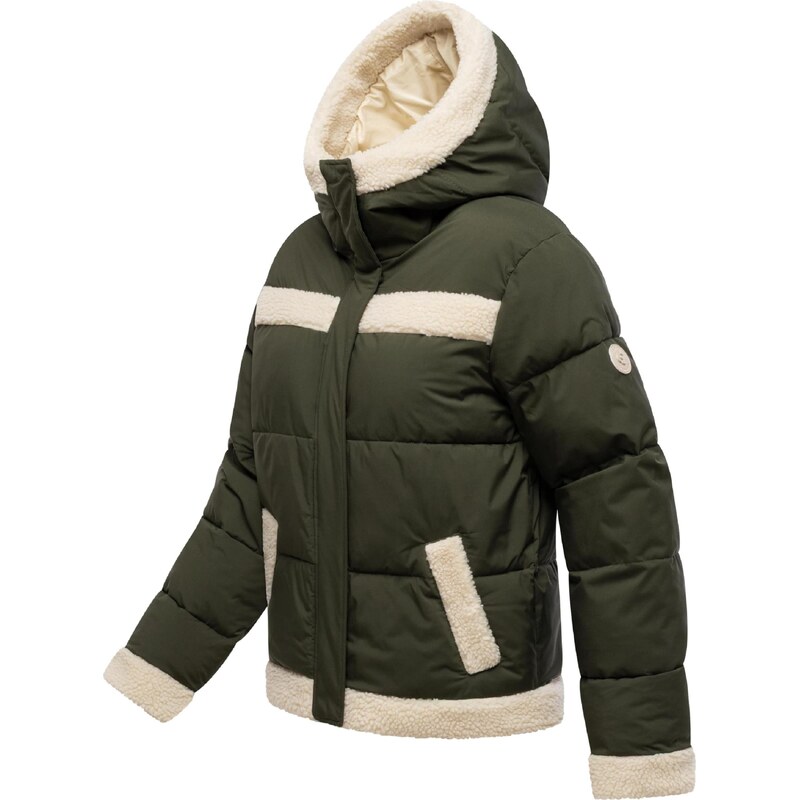 Ragwear Zimska jakna 'Editah Youmodo' svetlo bež / oliva