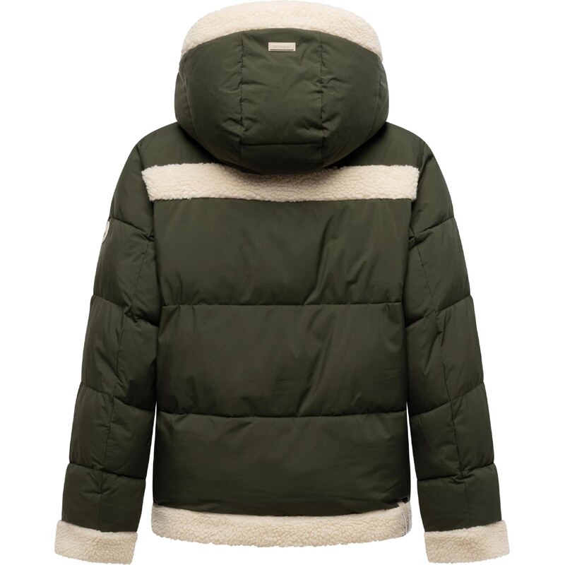 Ragwear Zimska jakna 'Editah Youmodo' svetlo bež / oliva