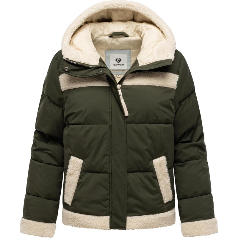 Ragwear Zimska jakna 'Editah Youmodo' svetlo bež / oliva