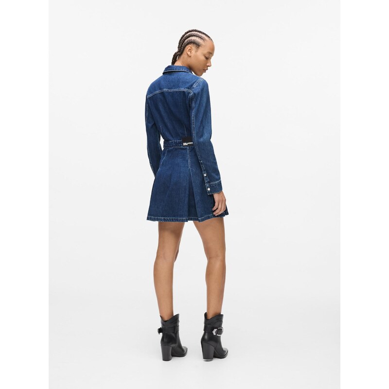 KARL LAGERFELD JEANS Obleka temno modra