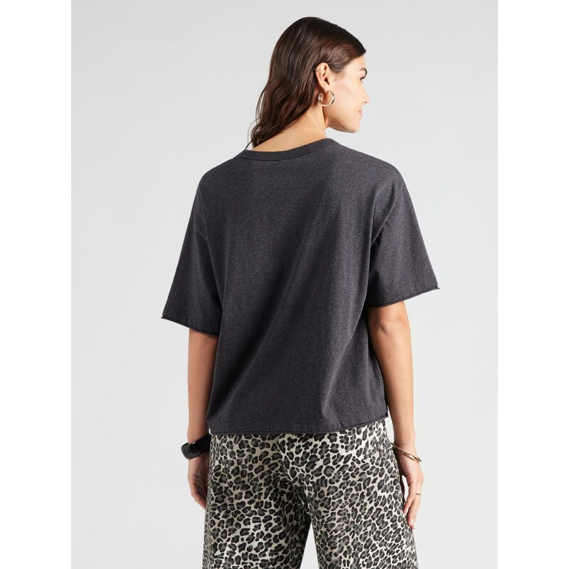 10Days Majica temno siva / bela