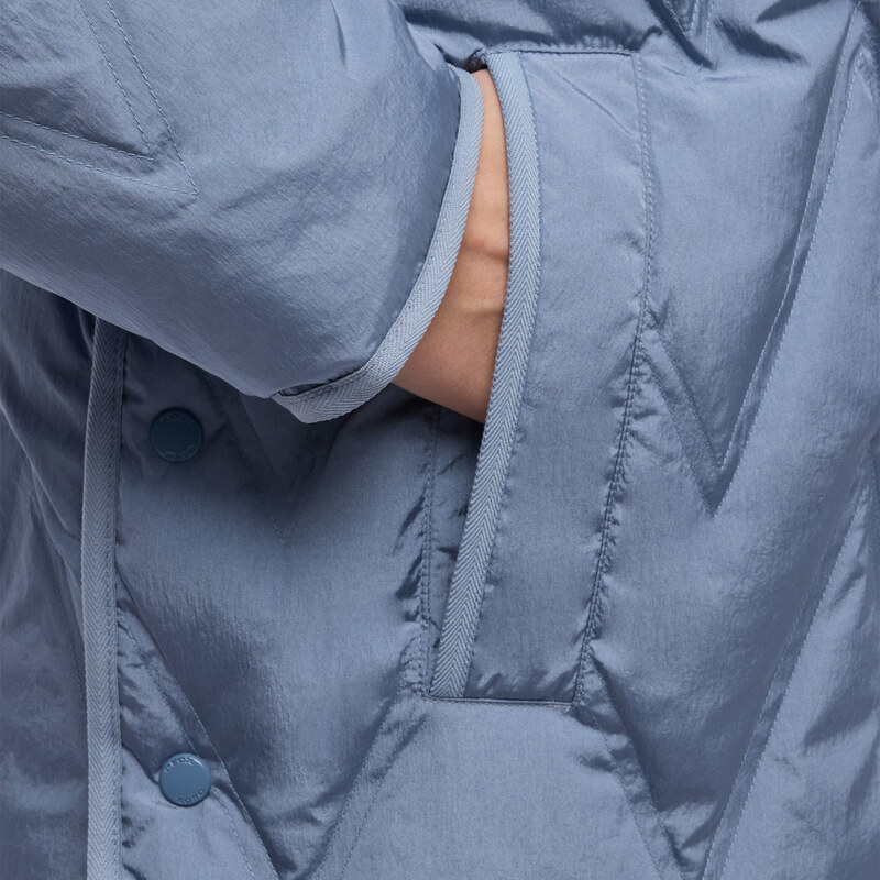 Light Blue Women's Down Jackets Geox Plummery - Women's