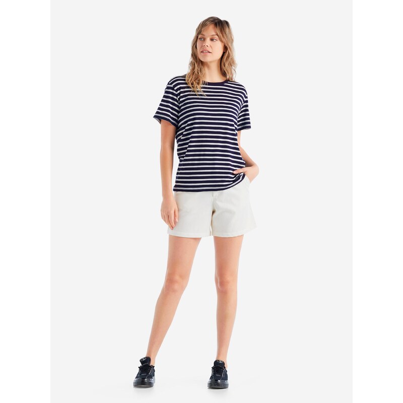 ICEBREAKER Funkcionalna majica 'Granary' mornarska / bela