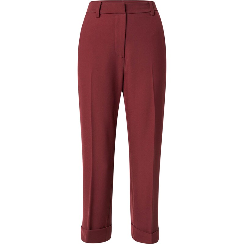 DKNY Hlače na rob bordo