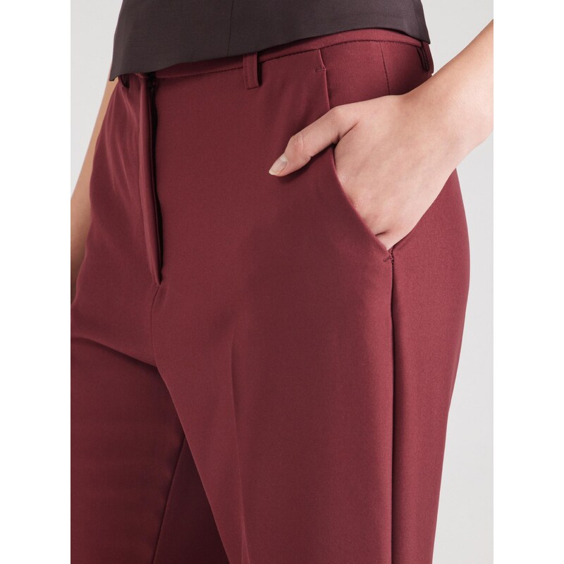 DKNY Hlače na rob bordo