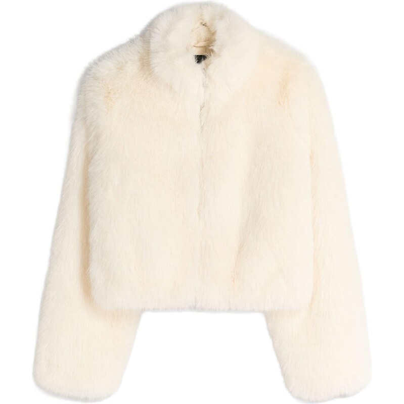 Bershka Prehodna jakna off-bela