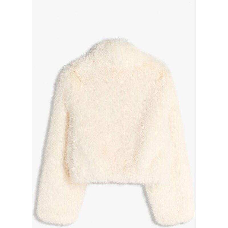 Bershka Prehodna jakna off-bela