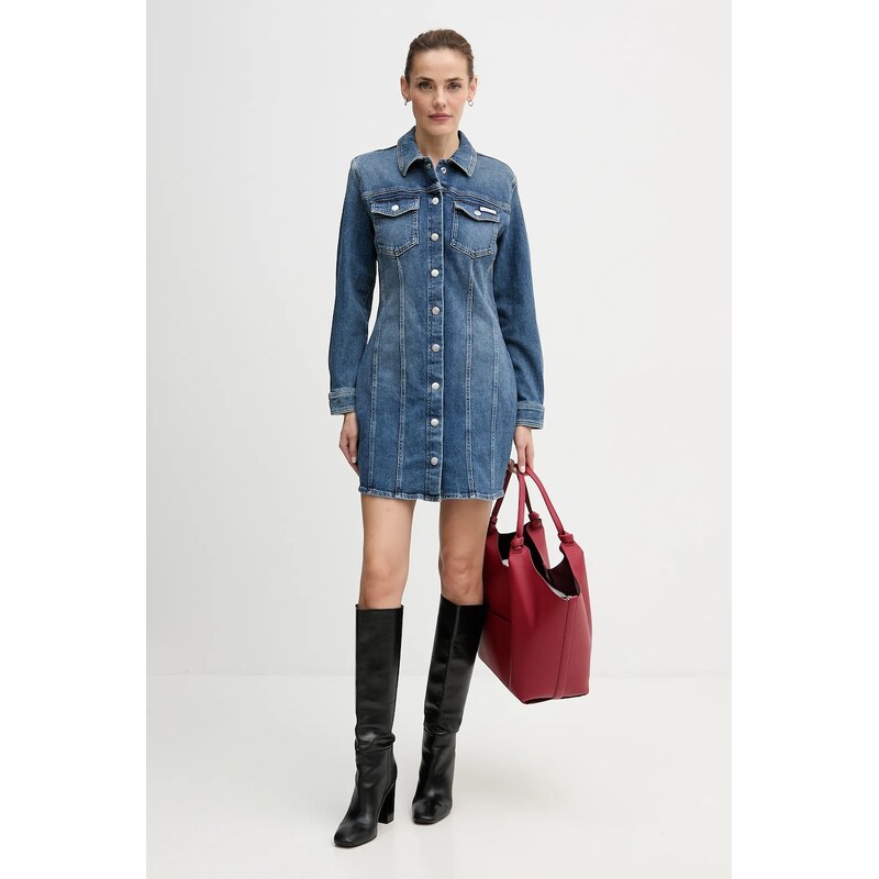 Jeans obleka Calvin Klein Jeans