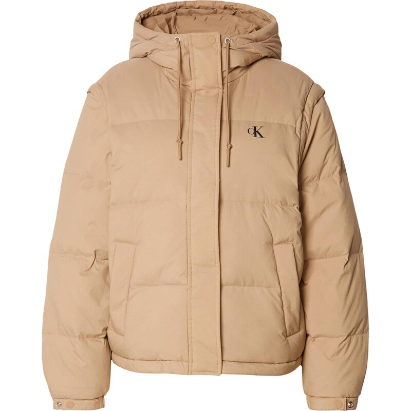 Calvin Klein Jeans Prehodna jakna svetlo rjava