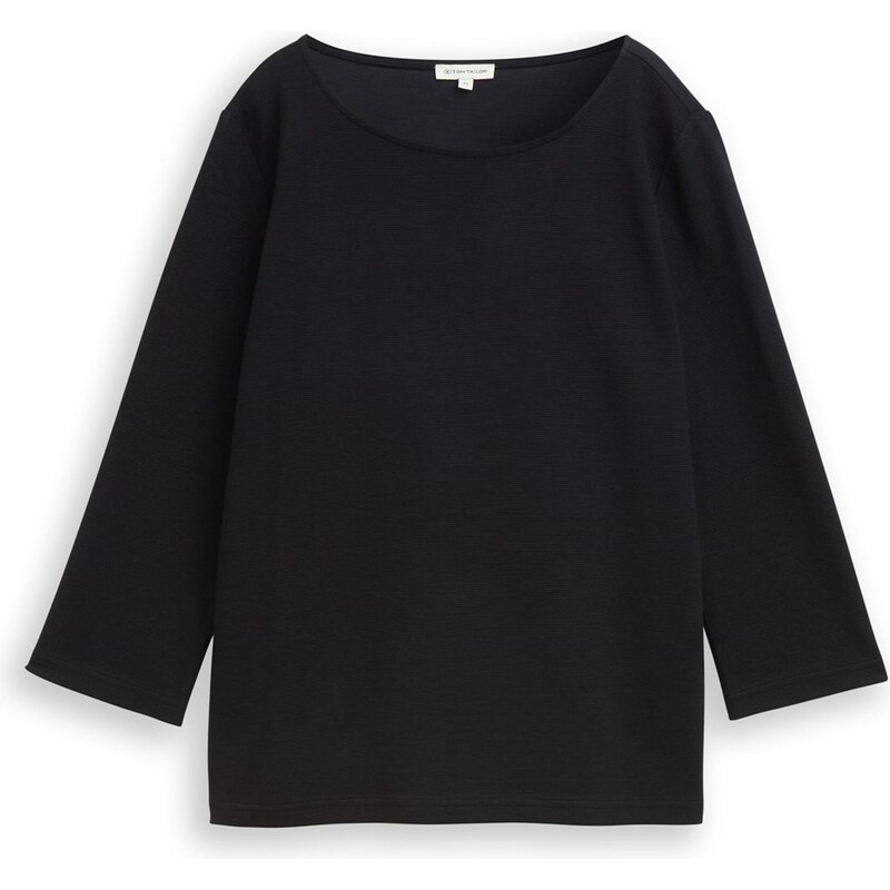 TOM TAILOR Majica črna