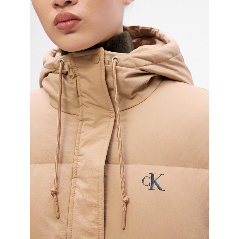 Calvin Klein Jeans Prehodna jakna svetlo rjava