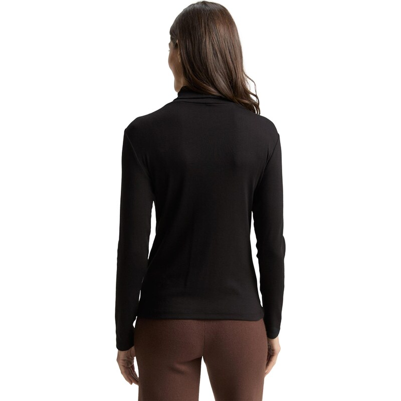 TOM TAILOR Majica črna