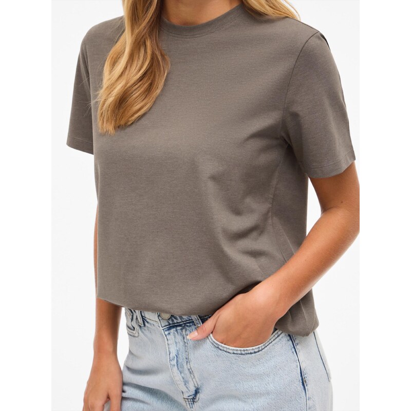 VILA Majica 'VINORA' pikčasto rjava