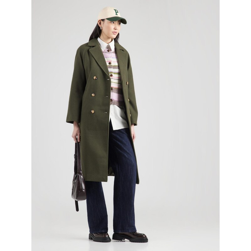 PIECES Prehoden plašč 'PCMARBEL' oliva