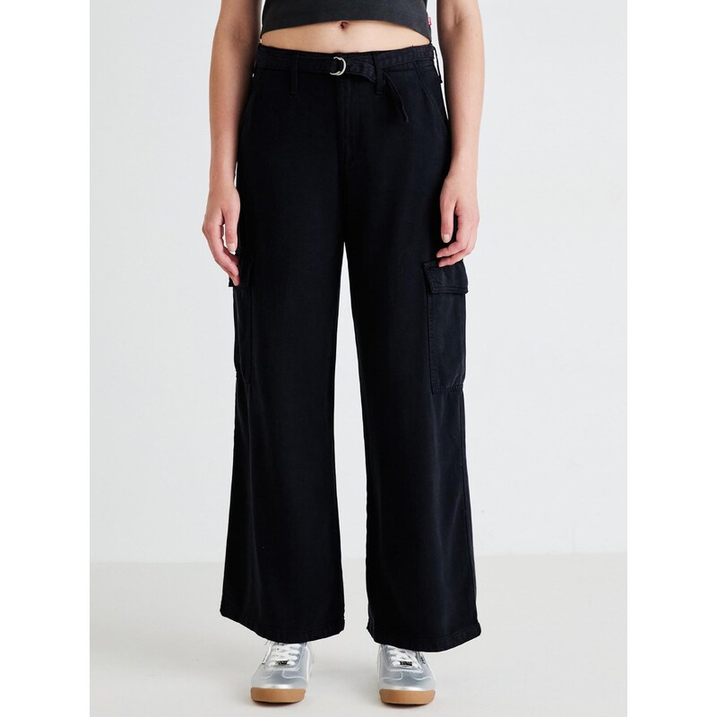 LEVI'S  Kargo hlače 'Baggy Dad Cargo Pants' črna