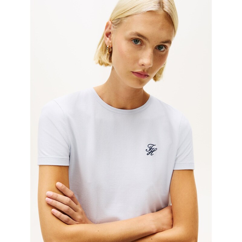 TOMMY HILFIGER Majica pastelno modra