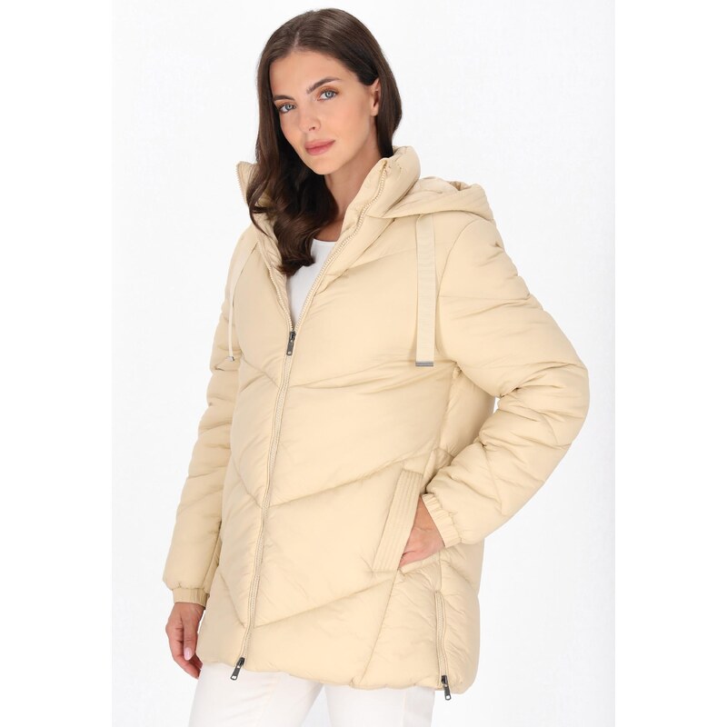 usha WHITE LABEL Prehoden plašč bež